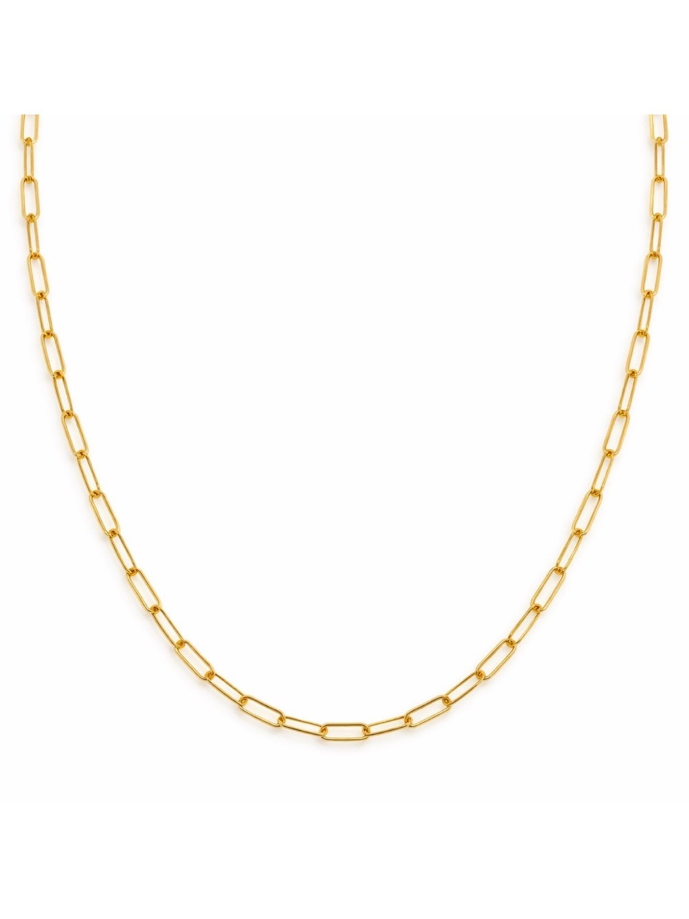 Gold Filled Paperclip Chain - Picture 1 of 4